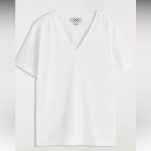 COS White Cotton T-Shirt